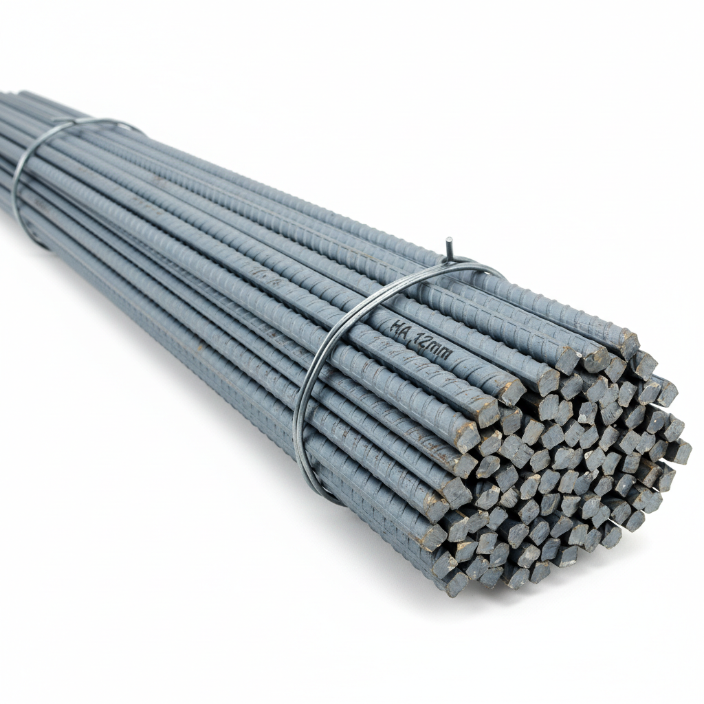 Barres d'armature acier HA 12mm