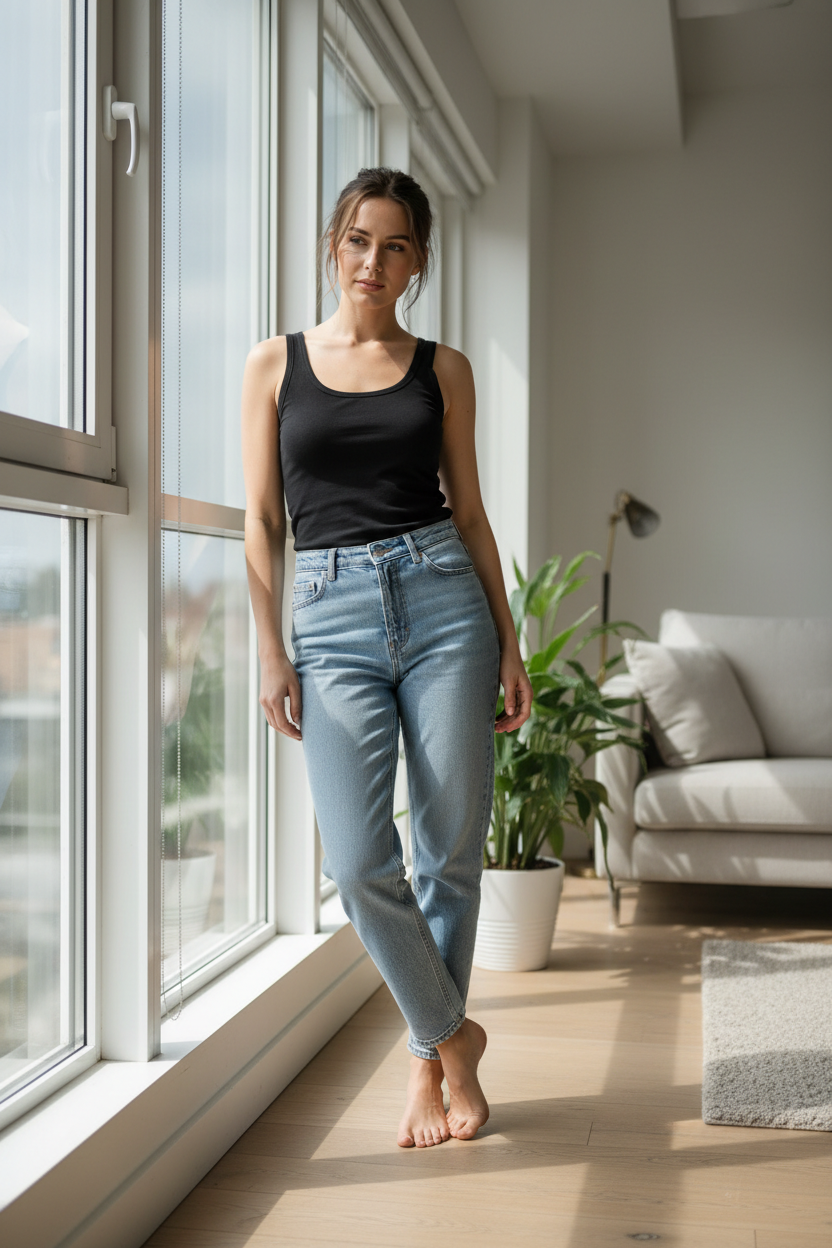 Débardeur Femme Coton Basique