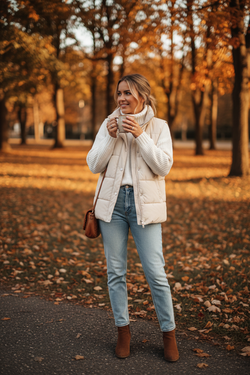 Gilet Sans Manches Femme Matelassé – Zipé Mi-Saison