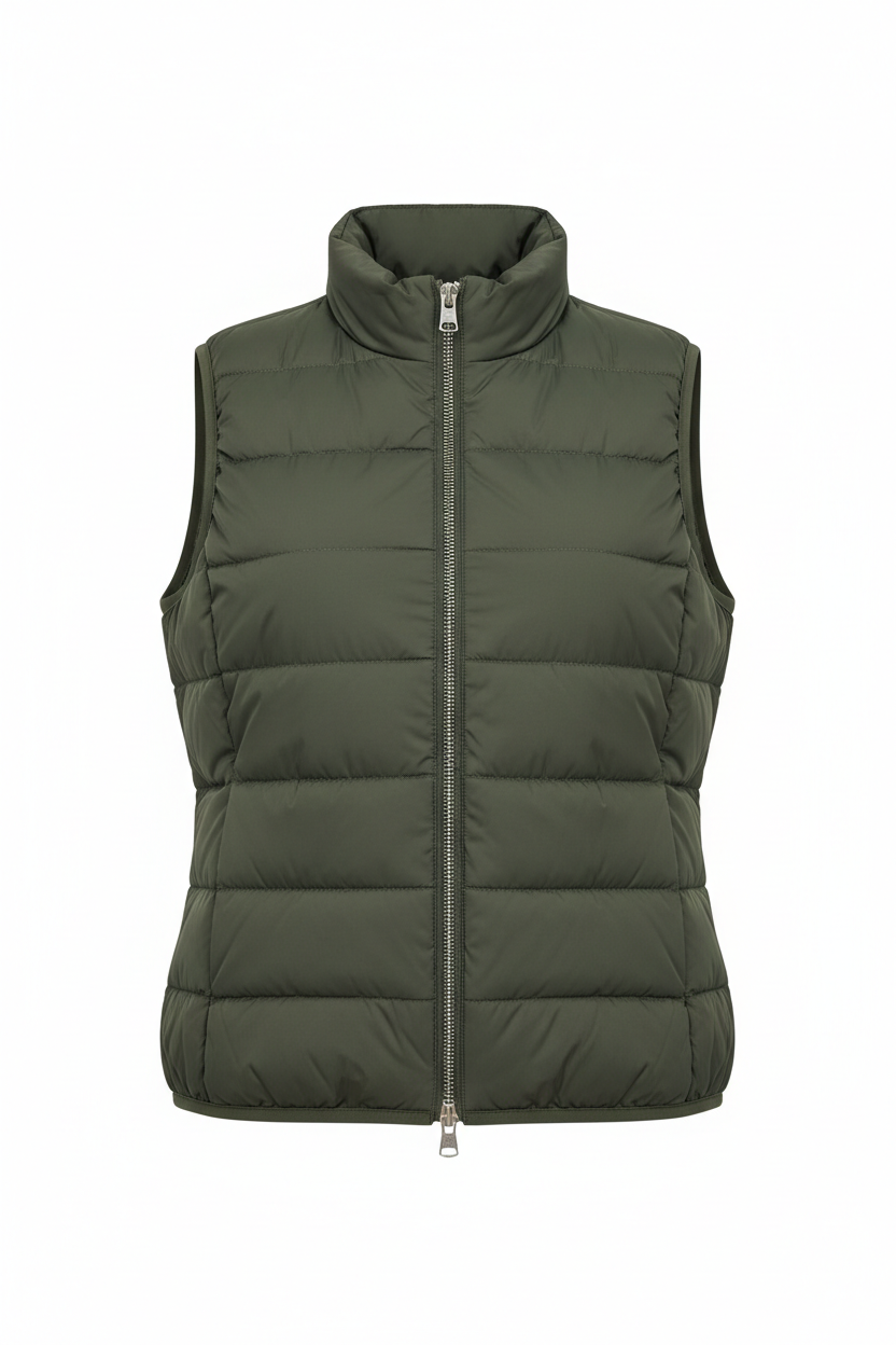 Gilet Sans Manches Femme Matelassé – Zipé Mi-Saison