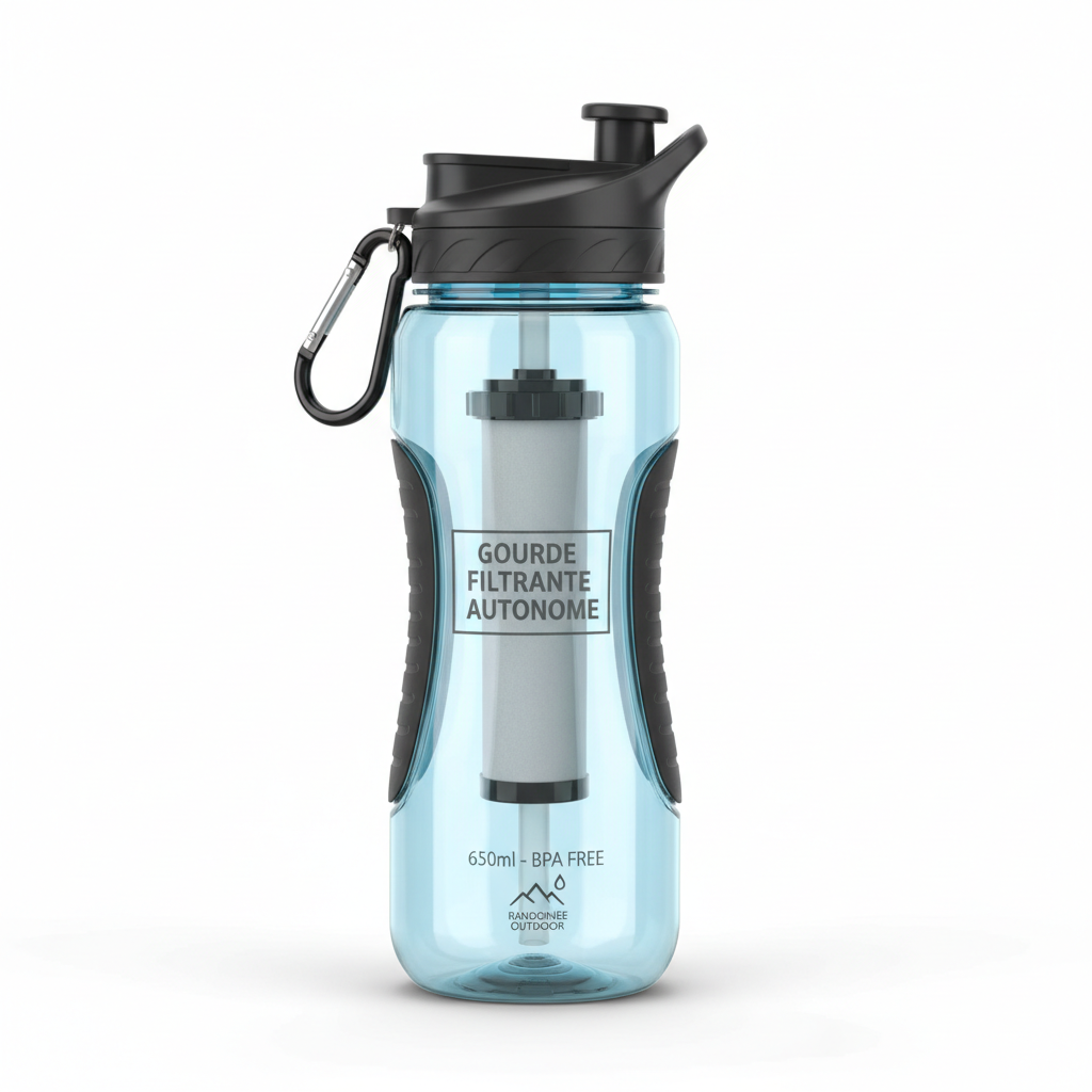 Gourde Filtrante Autonome 650ml