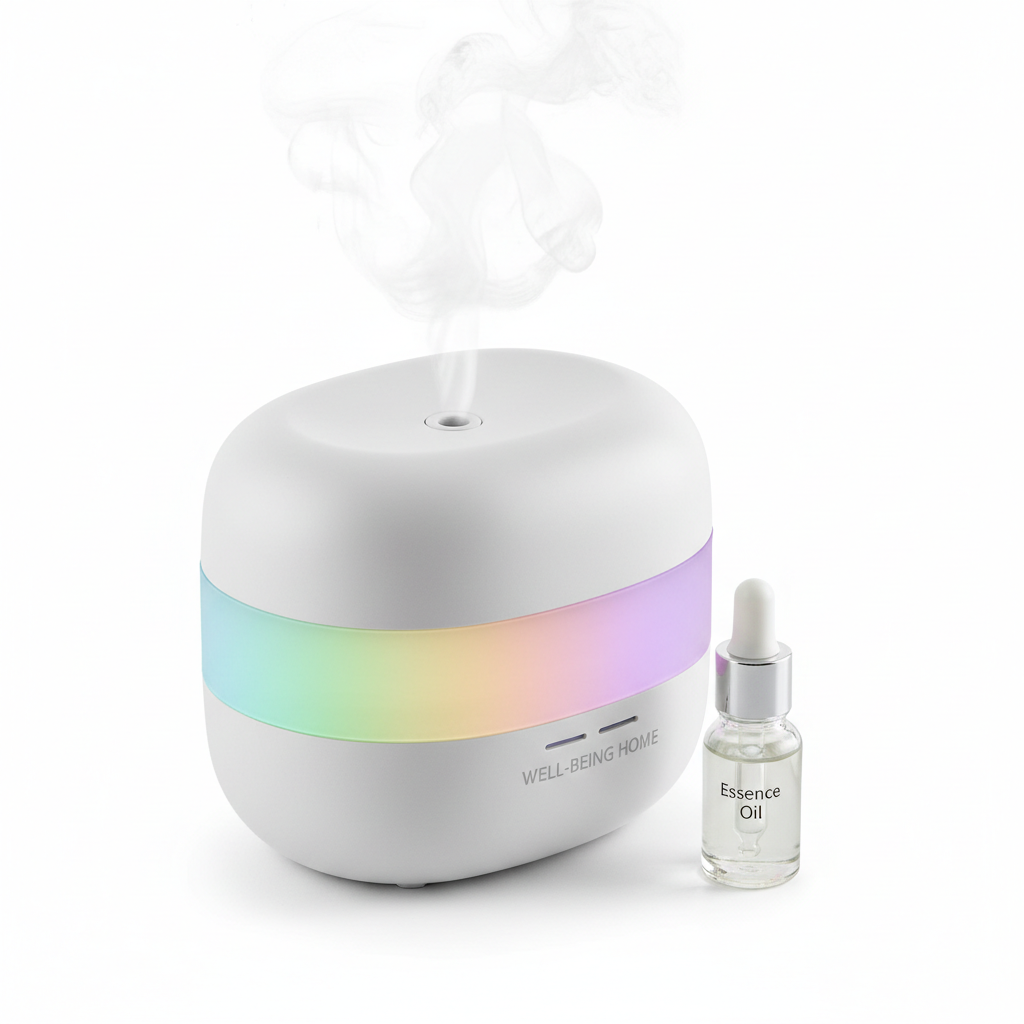 Diffuseur d'arômes LED ultrasonique compact