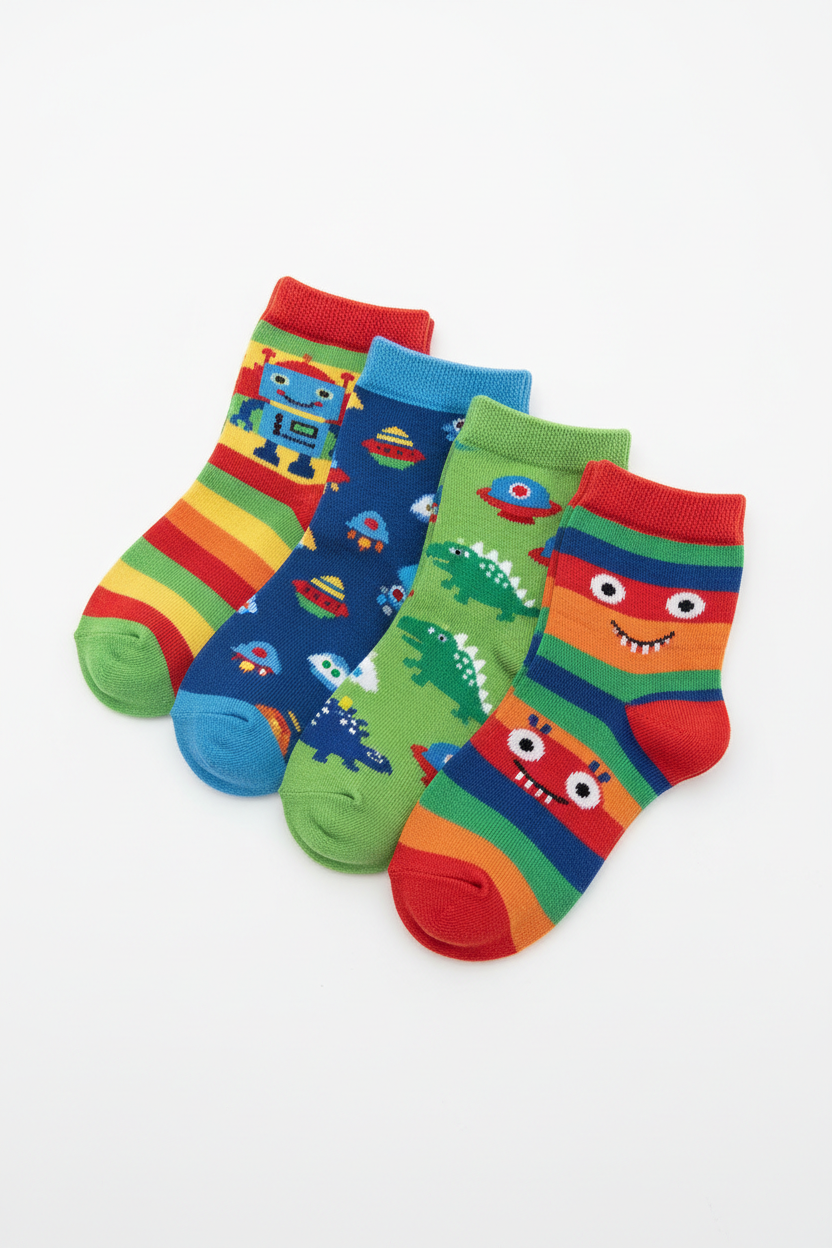 Lot de 5 paires chaussettes garçon