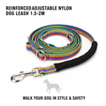Laisse pour chien réglable en nylon renforcé