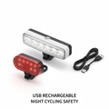 Kit éclairage vélo avant/arrière LED