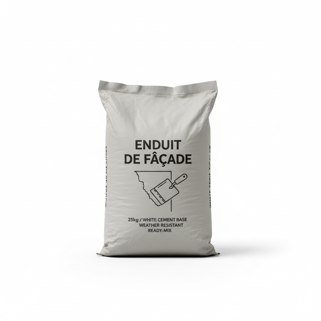 Sac d'enduit de façade monocouche 25kg finition extérieure