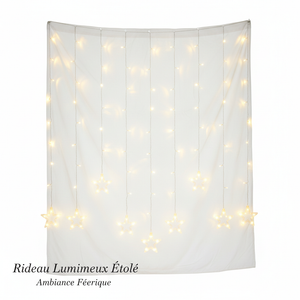 Guirlande Lumineuse LED Rideau Étoilé