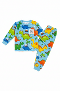 Pyjama Garçon Motif Dinosaure Molleton
