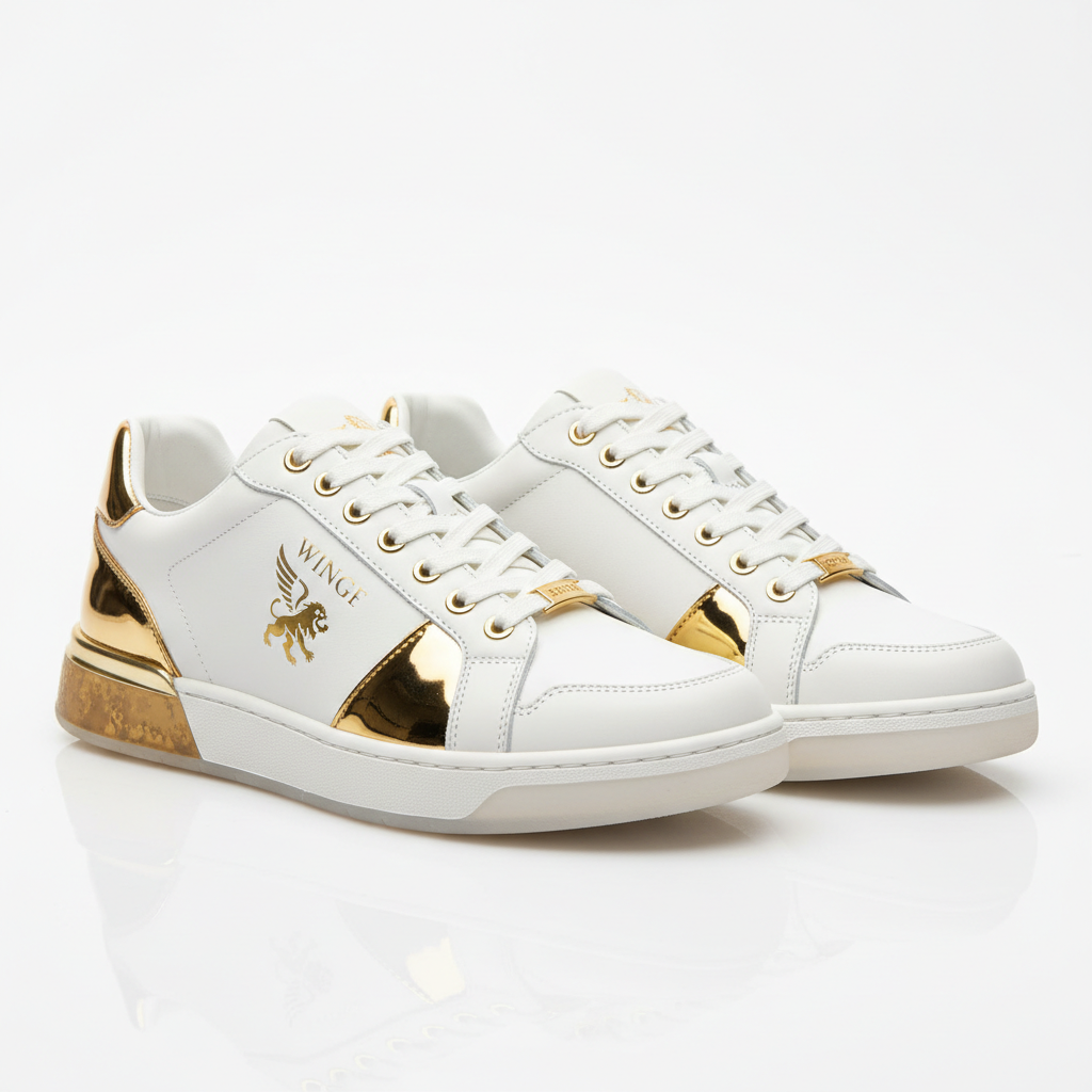 Sneakers Blanc Or