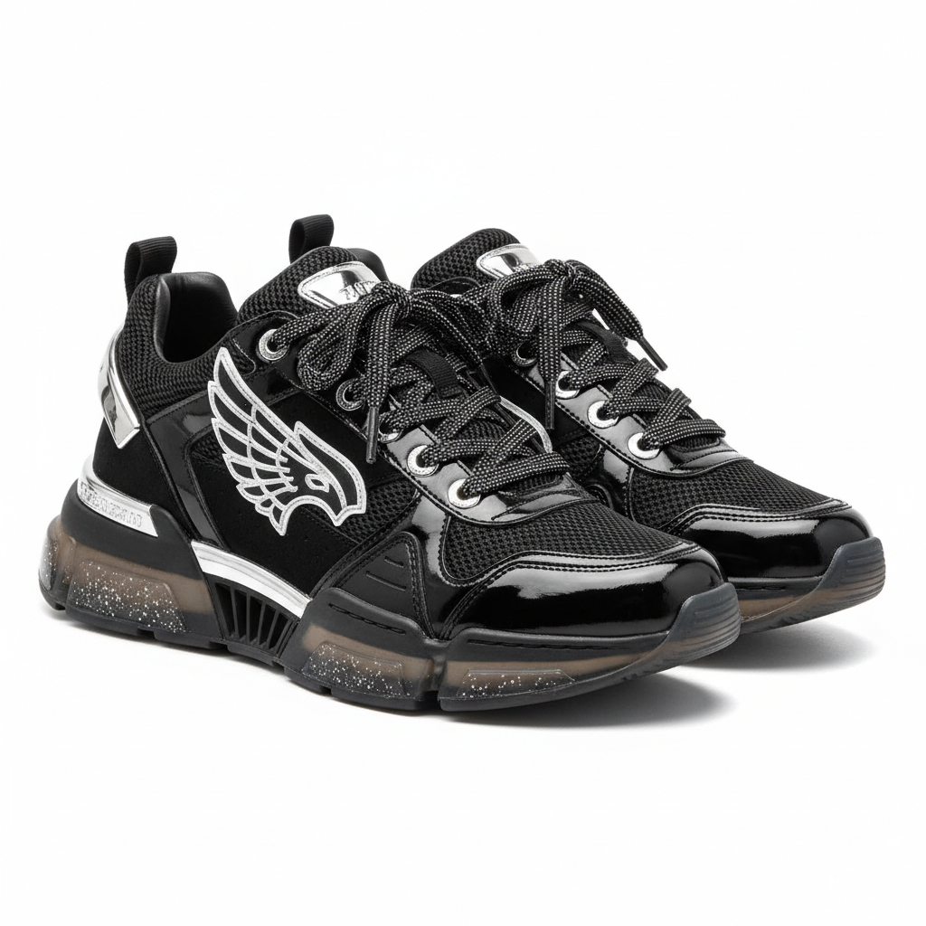 Sneakers Noir Argent