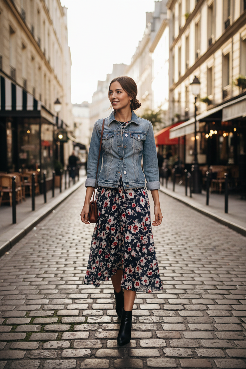 Veste en Jean Femme Cintrée