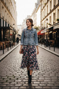 Veste en Jean Femme Cintrée